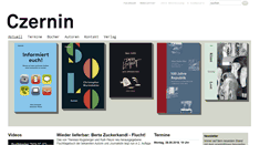 Desktop Screenshot of czernin-verlag.com